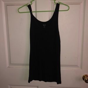 Black tank top